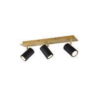 Strahler Marley 3-Flammig verstellbar L: 48 cm - Goldfarben/Schwarz, Basics, Metall (48/9/15cm) - Trio Leuchten