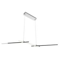 LED-PENDELLEUCHTE A0021-330 THASOS - Chromfarben, Design, Metall (103/23/120cm)
