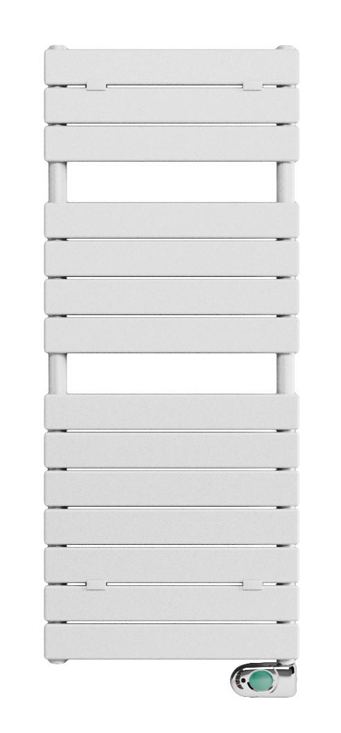 Handtuchheizkörper E-Pisa BxL 50x121,3 cm Gerade 500 W - Weiß, Basics, Metall (50/121,3cm) - Sanotechnik