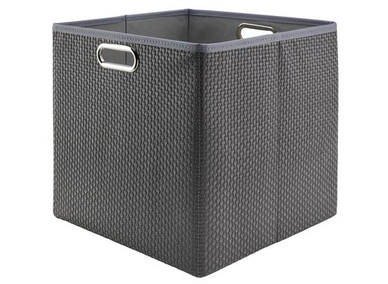 Box Úložný Larry - šedá, kov/umělá hmota (33/32/33cm) - MÖMAX modern living Box Úložný Larry - šedá, kov/umělá hmota (33/32/33cm) - MÖMAX modern living