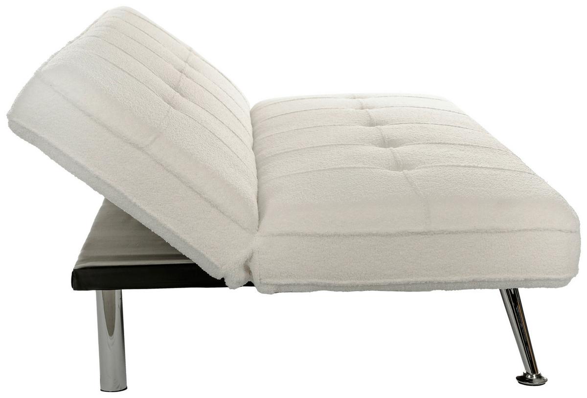 Kanapéágy Billund - fehér, Basics, textil/fa (179/75/90cm) - Livetastic