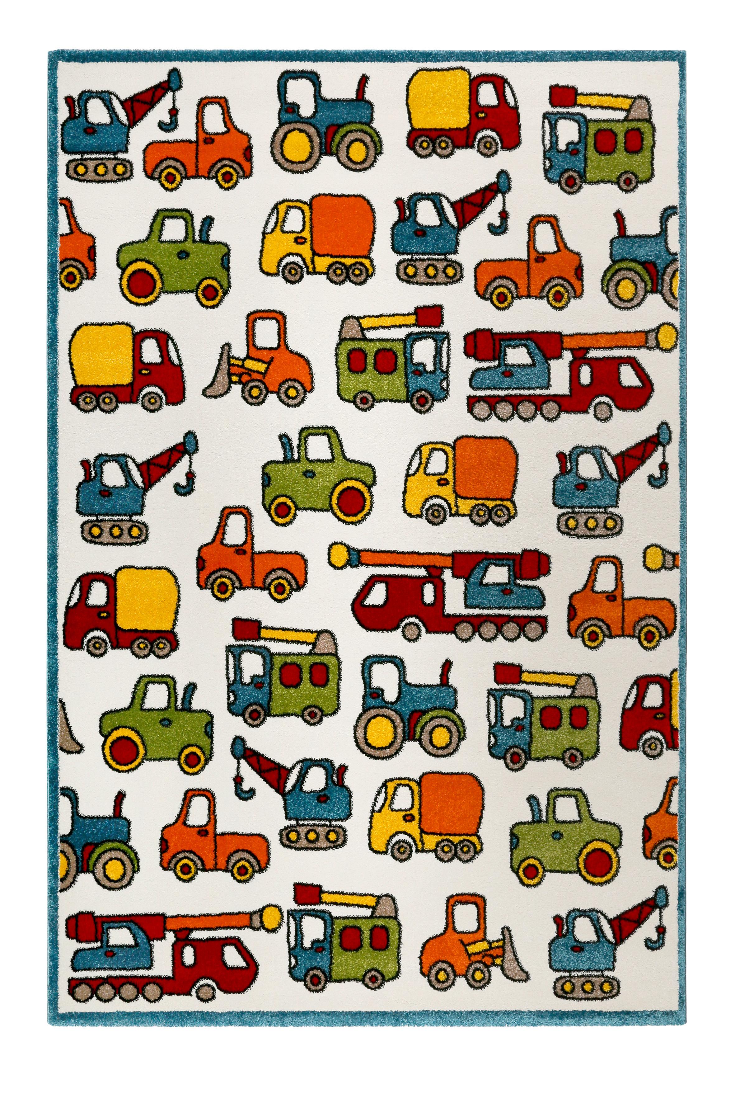 Kinderteppich Auto Multicolor Vehicles 80x150 cm - Multicolor, Trend, Textil (80/150cm) - Esprit