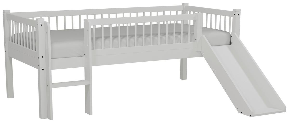 SPIELBETT Forrest Weiß 90x200cm - Weiß/Naturfarben, MODERN, Holz (90/200cm) - Vipack