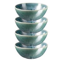 Müslischalenset Carellia Steinzeug, Blau, 4-teilig - Blau, Basics, Keramik (14,5/6cm) - Mäser