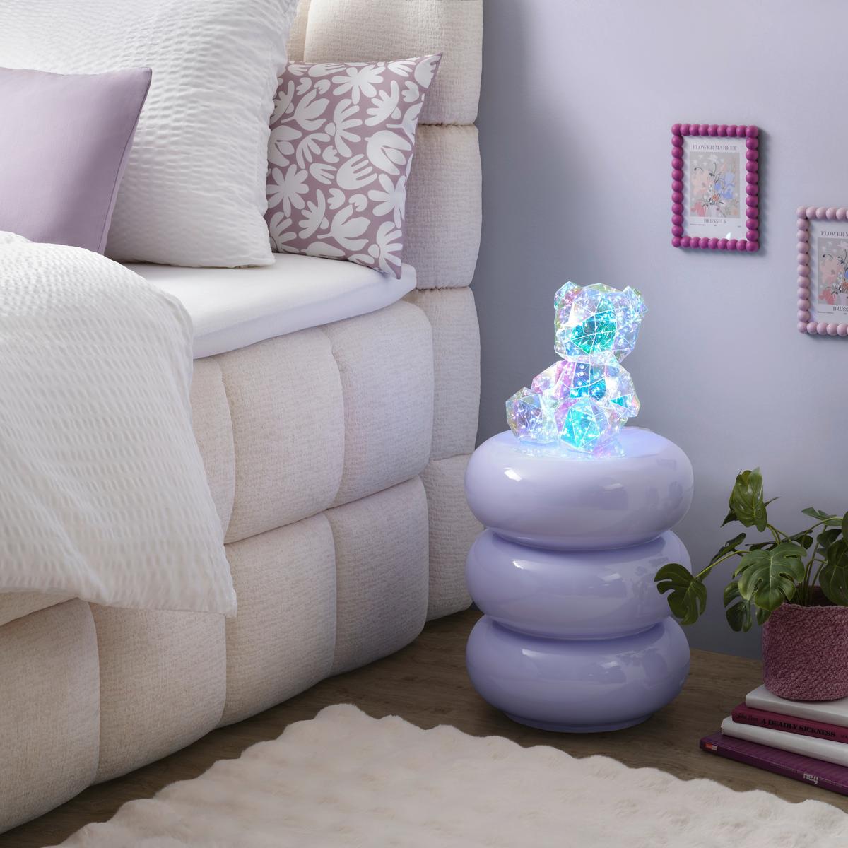 UMELÁ KOŽUŠINA BUBBLE 3 - krémová, Modern, textil (160/230cm) - Mömax