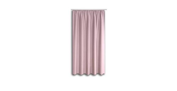Vorhang Mit Band Ben Ii 135x175 Cm Rosa - Rosa, KONVENTIONELL, Textil (135/175cm) - Ondega