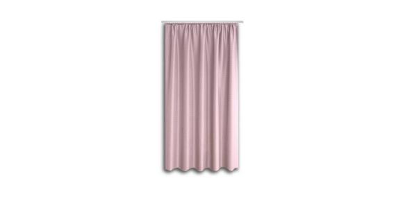 Vorhang mit Band Ben II 135x175 cm Rosa - Rosa, KONVENTIONELL, Textil (135/175cm) - Ondega