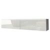 Tv-lowboard B: 140 Cm Weiß Hochglanz - Weiß Hochglanz/Weiß, LIFESTYLE, Holzwerkstoff (140/30/33cm) - P & B