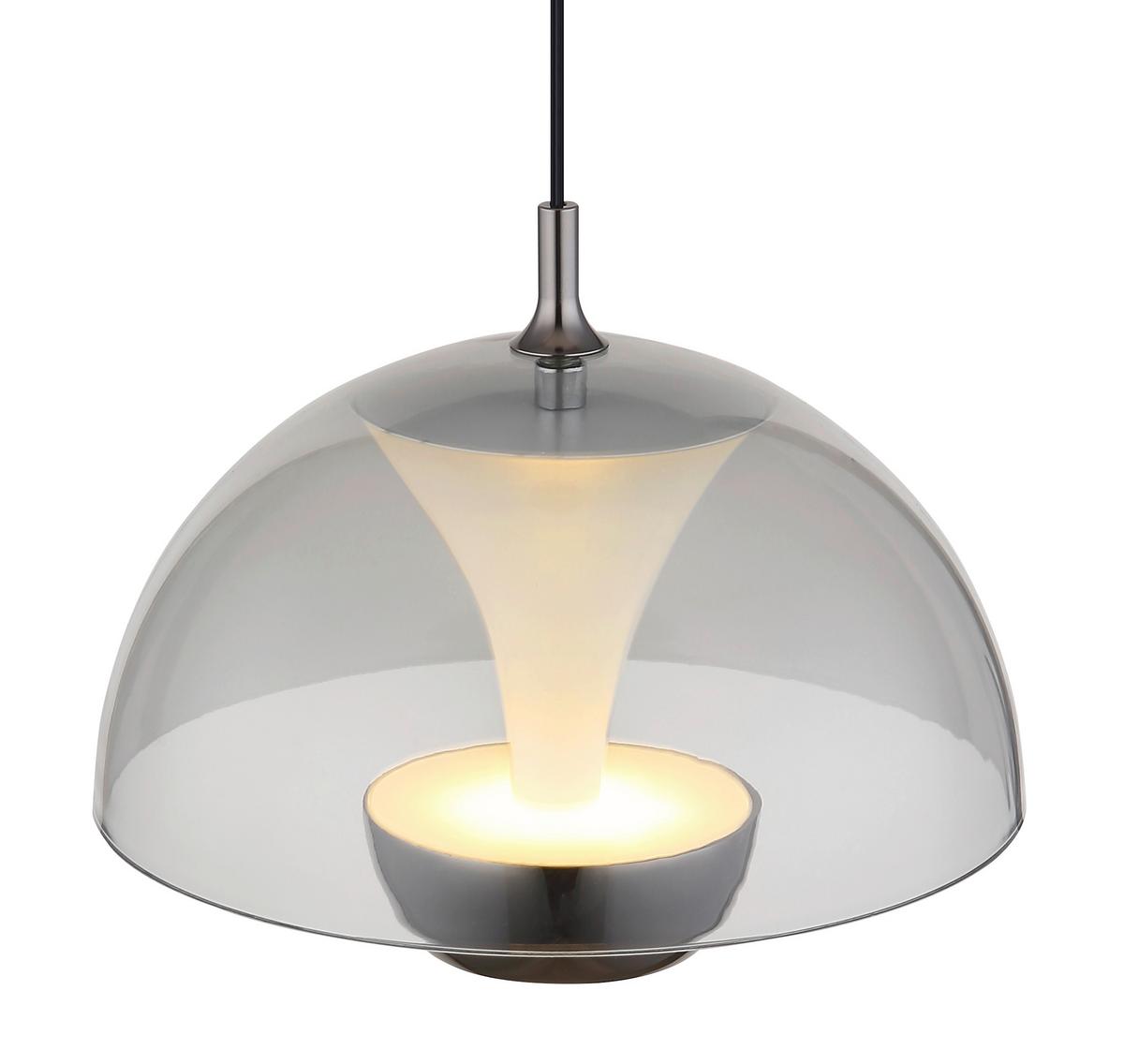 LED-Hängeleuchte 16022 - Schwarz, Design, Kunststoff/Metall (23/120cm) - Globo