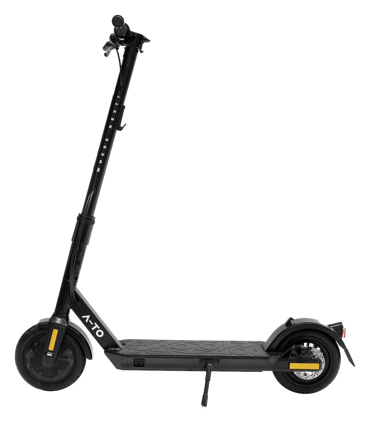 Elektroscooter A-To E-Scooter Ultron Air - Schwarz, KONVENTIONELL, Kunststoff/Metall (102/43/115cm)