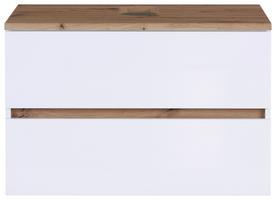 Waschbeckenunterschrank MARBELLA aus Dekor in Weiß Front