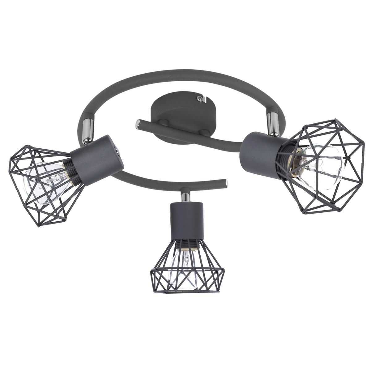 Strahler 98-60990 - Dunkelgrau, Basics, Metall (43/43/18cm)