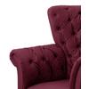Ohrensessel Cupido - Rot/Schwarz, Design, Textil (96/112/86cm) - MID.YOU