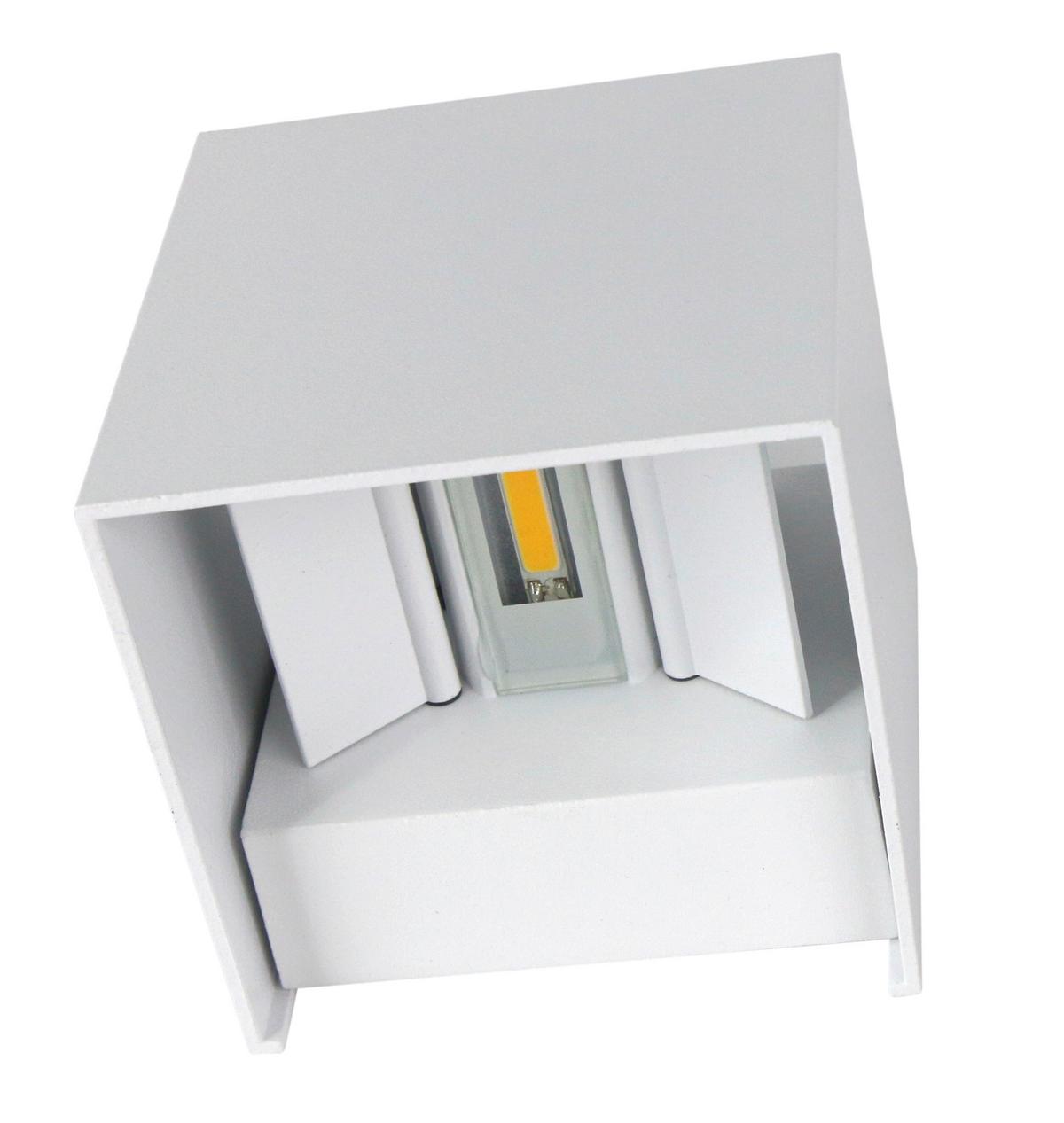 Außenwandleuchte 2528000260196 Qube - Weiß, Design, Metall (11,2/11,2/11,2cm)