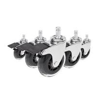 Drehstuhlrolle Rolo Skate - Transparent/Silberfarben, Basics, Kunststoff/Metall (3,6/9,2/7,5cm) - MID.YOU