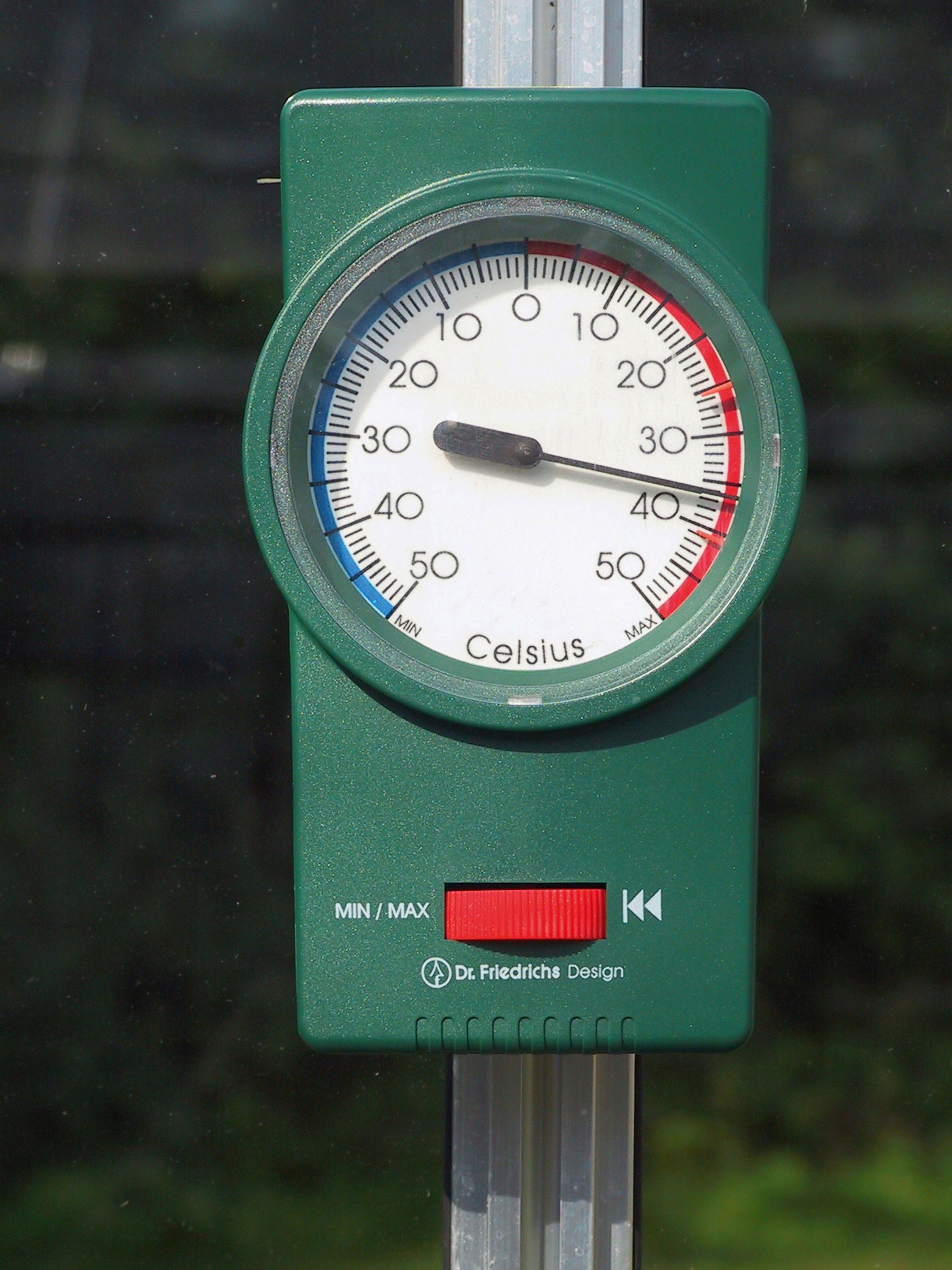 Thermometer Min-Max Smaragd - Grün, Basics, Kunststoff (4/2/8cm)
