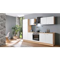 Küchenblock Artisan-Classic - Weiß/Eiche Artisan, KONVENTIONELL, Holzwerkstoff (270cm) - Menke