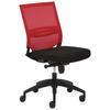 Drehstuhl My Optimax Rot Schwarz B: 65 cm - Rot/Schwarz, MODERN, Holz/Kunststoff (65/94-106/60cm) - MID.YOU