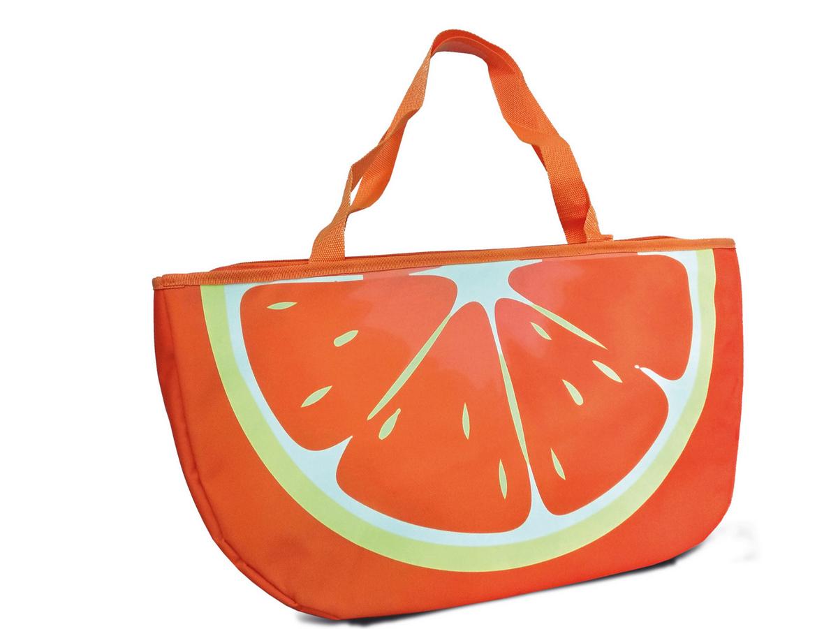 Hűtőtáska Kb. 15l - piros/narancs, műanyag (54/17,5/31cm)