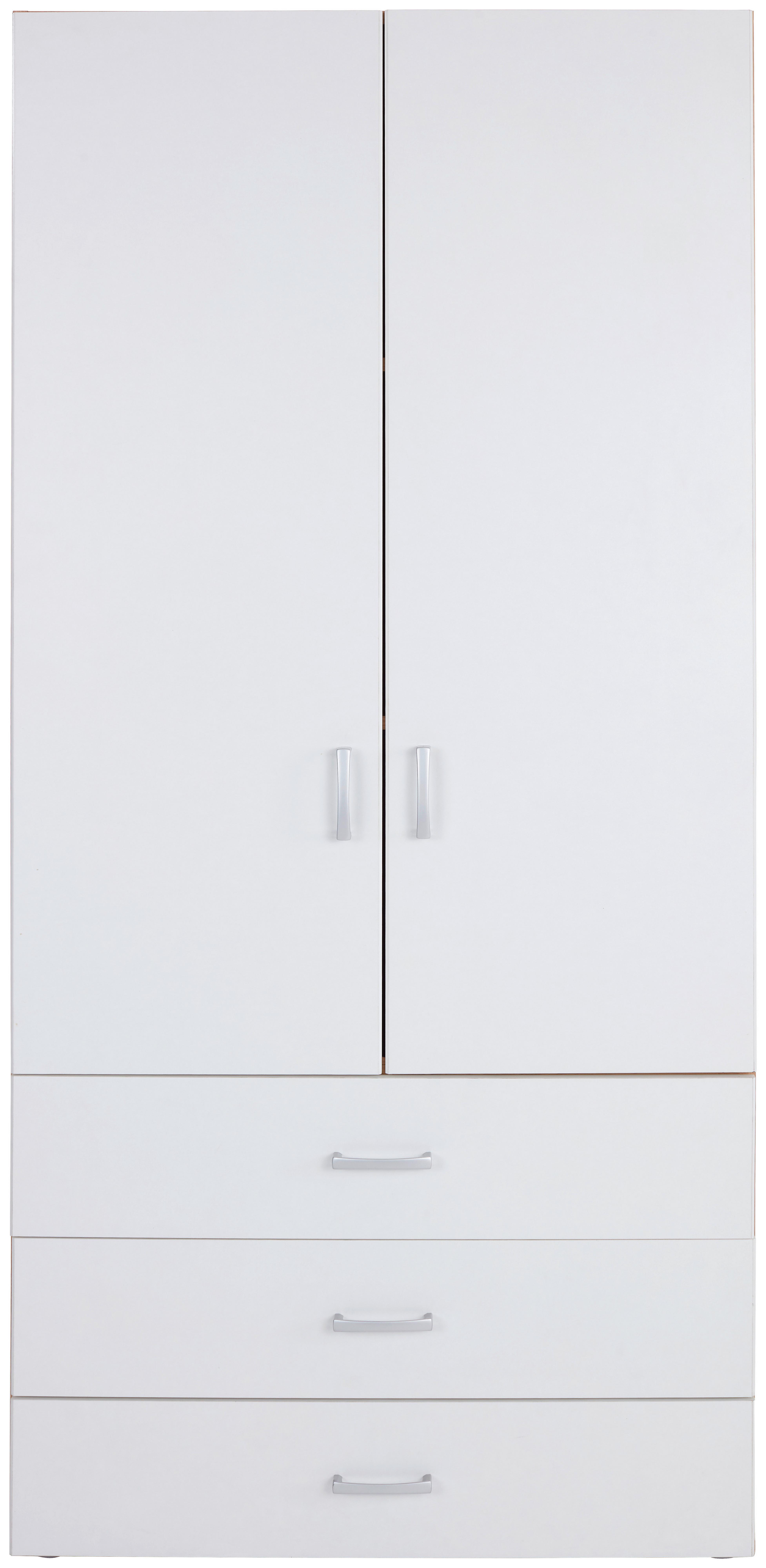 SKŘÍŇ NA ŠANONY TIO - bílá/barvy dubu, Moderní, kompozitní dřevo (80/183/37,5cm)