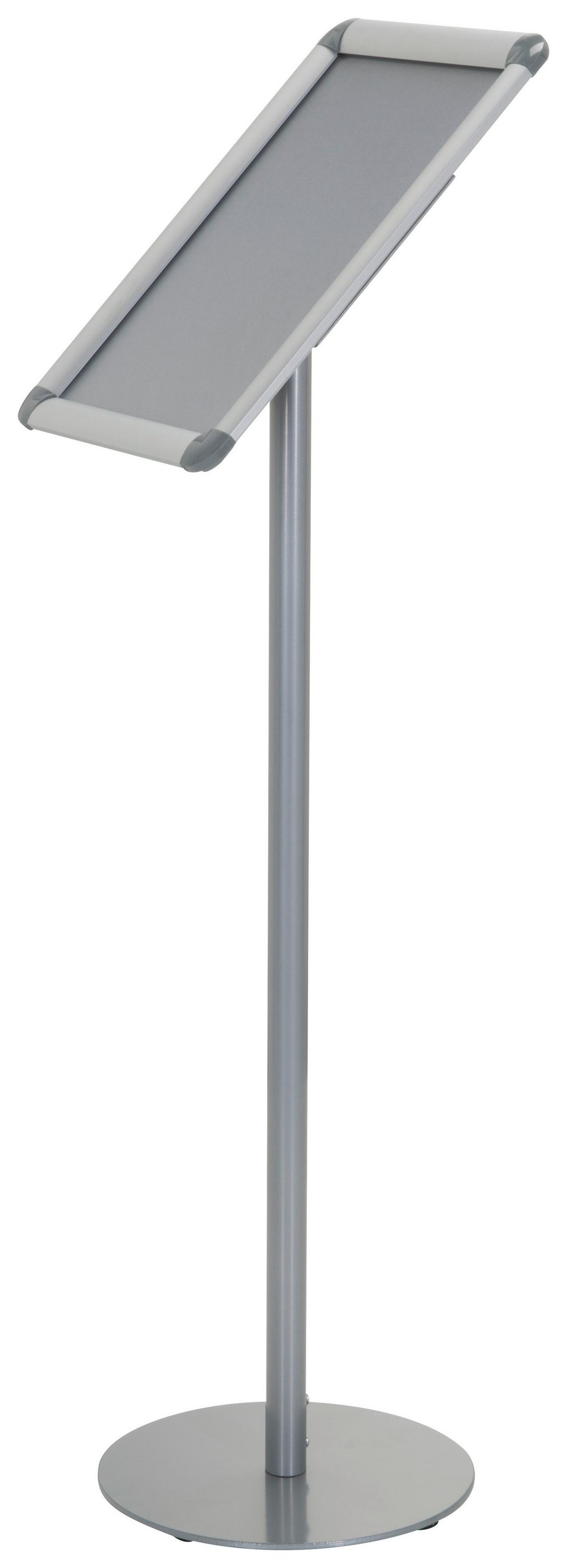 Plakatständer Agenda I - Silberfarben, Basics, Metall (24/89,5/26cm) - MID.YOU