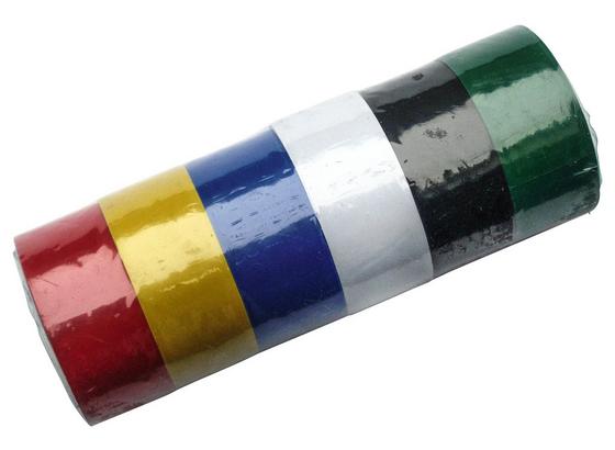 Isolierband 6 teilig - Blau/Gelb, KONVENTIONELL, Kunststoff (1,9cm) Isolierband 6 teilig - Blau/Gelb, KONVENTIONELL, Kunststoff (1,9cm)