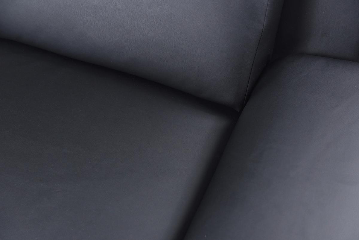 3-Sitzer-Sofa Jovanna, Schwarz B: 218 cm - Schwarz/Grau, Design, Textil (218/78/88cm) - MID.YOU