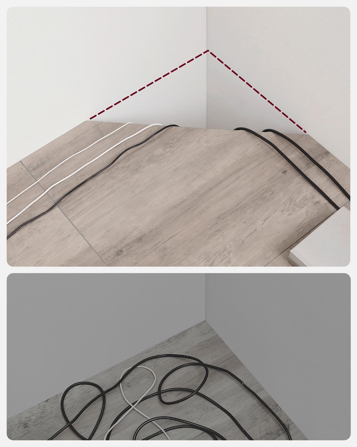 Eckschreibtisch Iron B: 149 Cm, H:  75 Cm - Eiche grau/Schwarz, Basics, Holzwerkstoff/Metall (149/149/75cm) - Boxxx