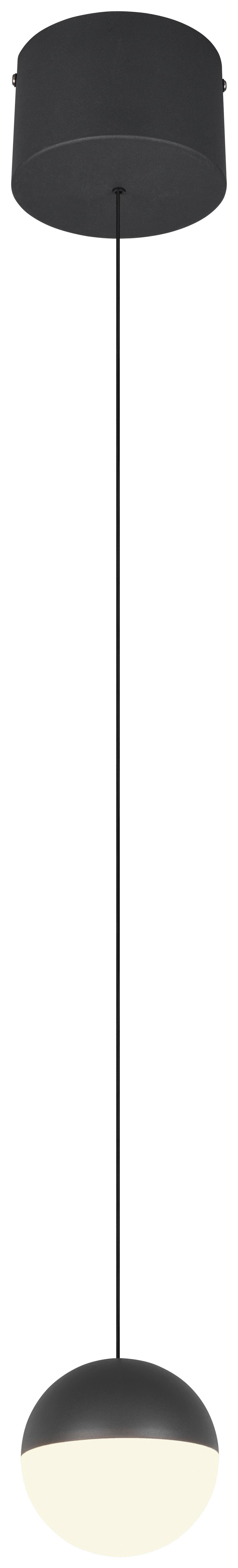 ZÁVĚSNÉ LED SVÍTIDLO SESTINE - bílá/černá, Moderní, kov/plast (11/150cm) - Mömax