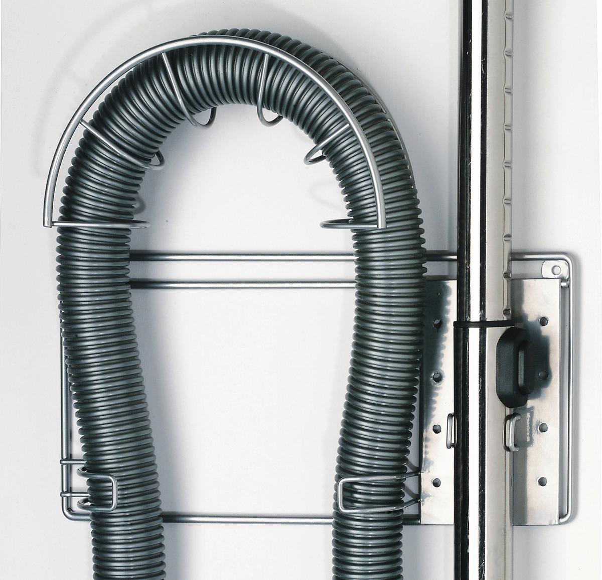 DRŽÁK NA STĚNU PRAKTIKER - barvy stříbra, Moderní, kov (32/28cm)