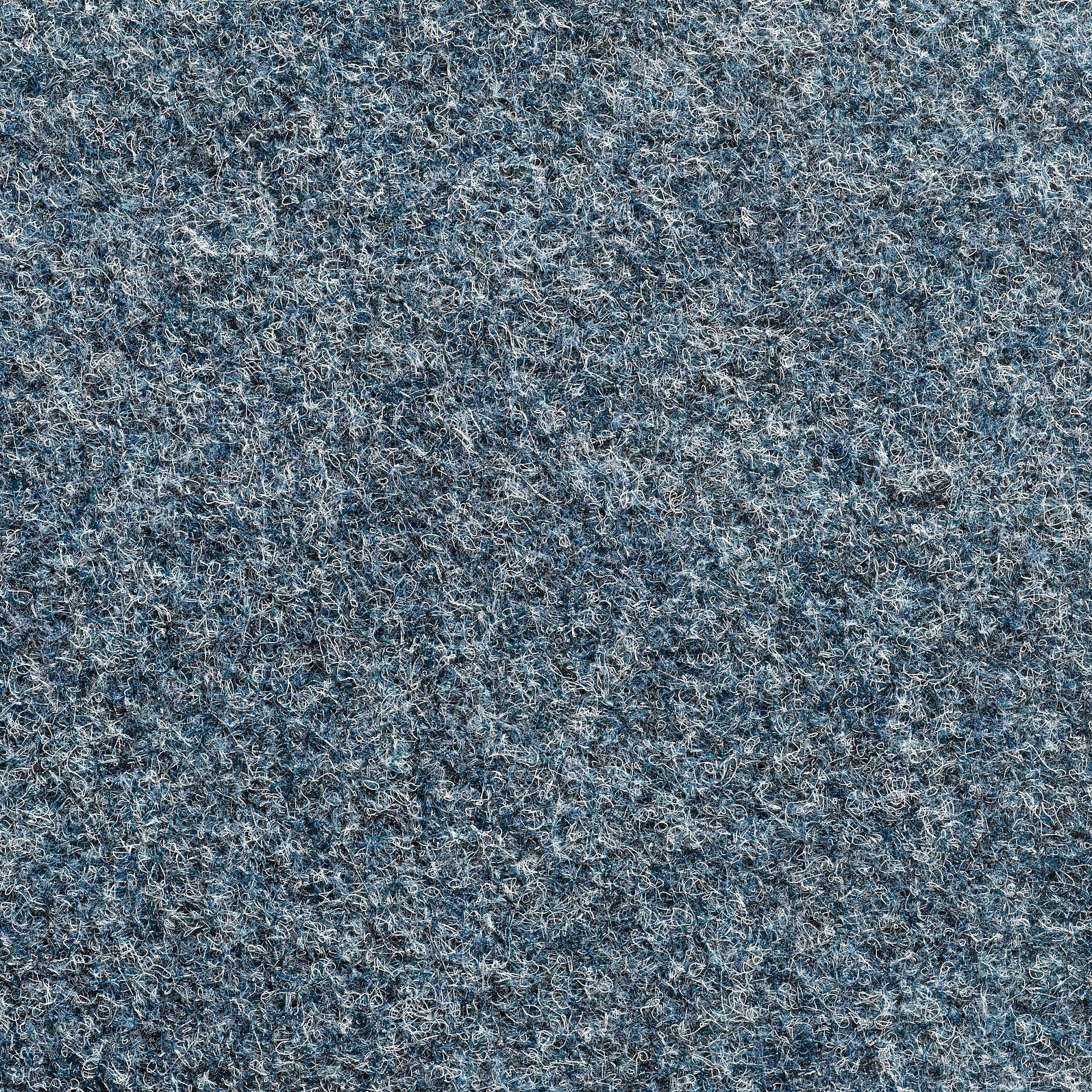Teppichfliese Graublau Merlin 50x50 Cm Florhöhe 5,5 Mm - Graublau, Basics, Textil (50/50cm)