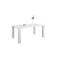 Esstisch Weiß B: 160 Cm - Weiß Hochglanz, MODERN, Holzwerkstoff (160/90/76cm) - Livetastic