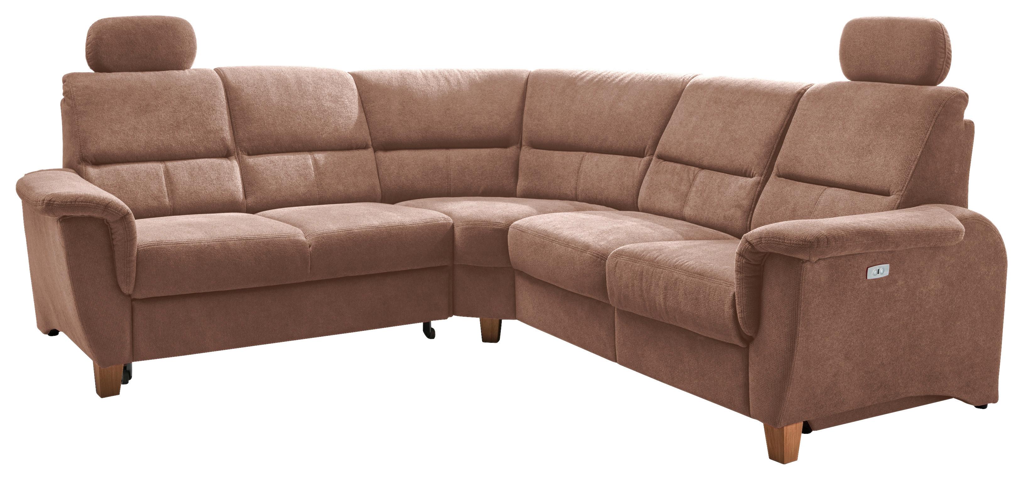 Ecksofa Parole Hellbraun S:238/241 cm - Wildeiche/Hellbraun, KONVENTIONELL, Textil (238/241cm) - Livetastic
