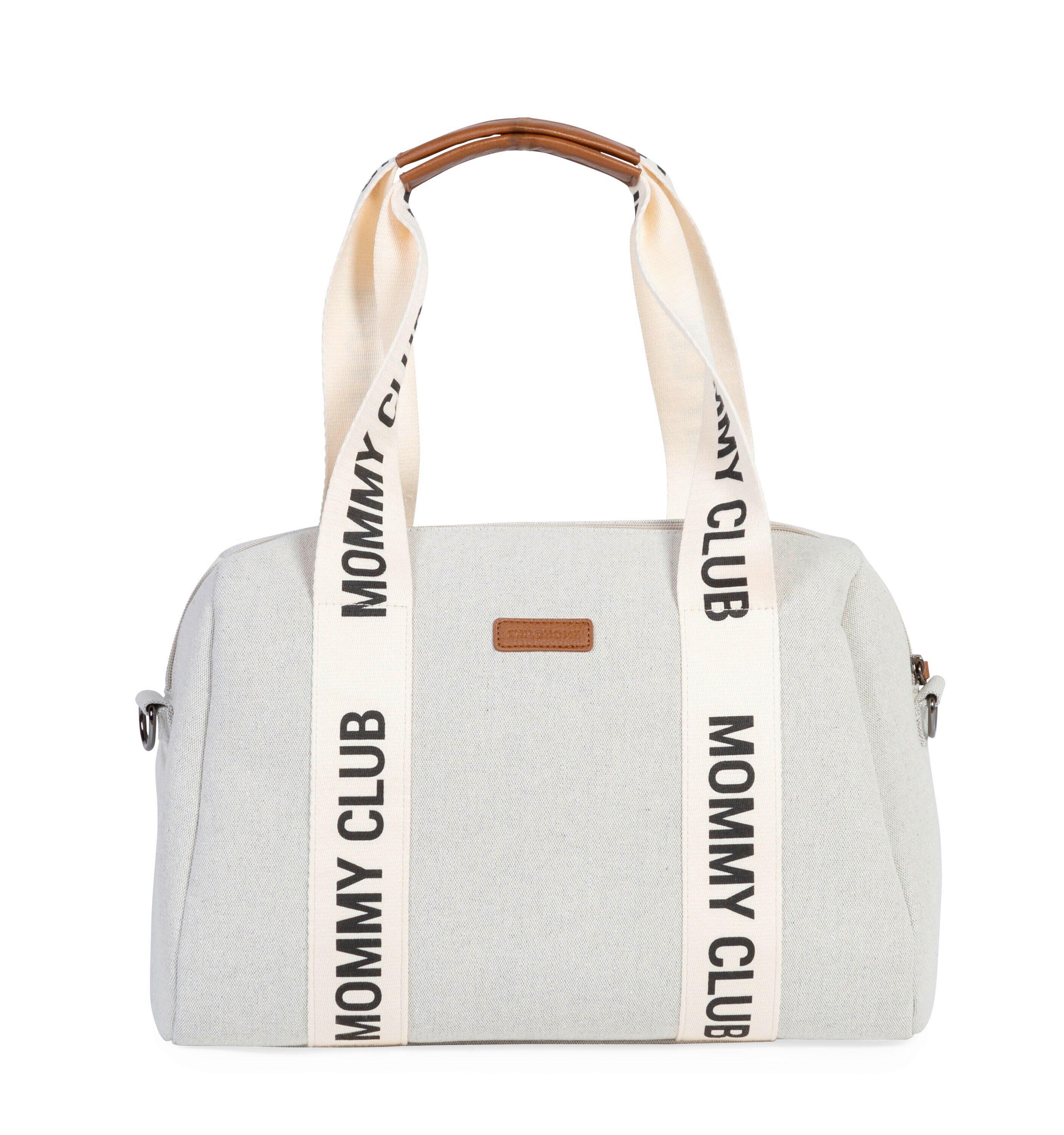 Wickeltasche Mommy Club Creme/Weiß, B: 38 cm - Creme/Weiß, KONVENTIONELL, Kunststoff/Textil (38/21/27cm) - Childhome