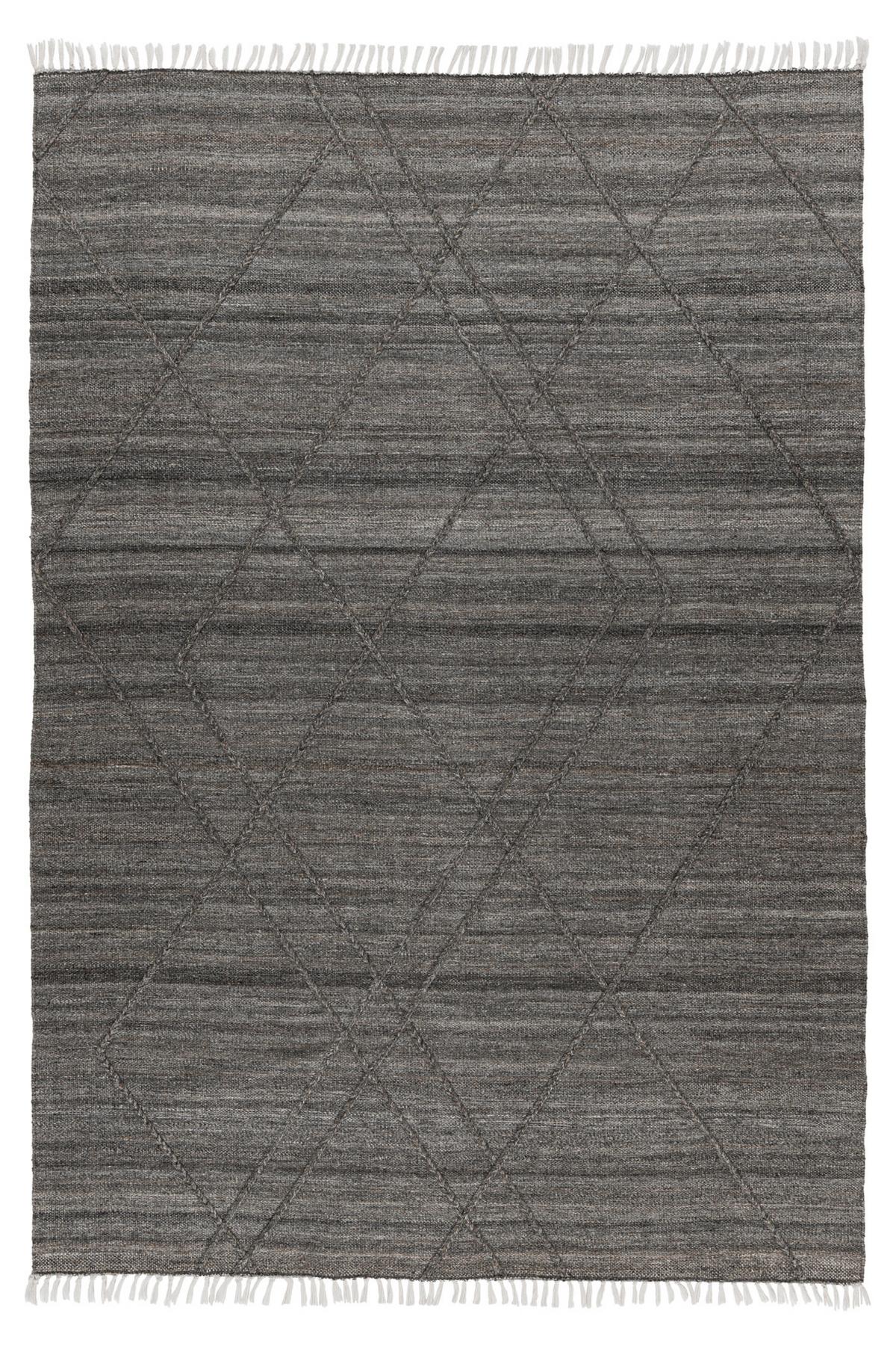 Flachwebteppich My Dakar 365 - Anthrazit, Design, Textil (140/200cm) - Obsession