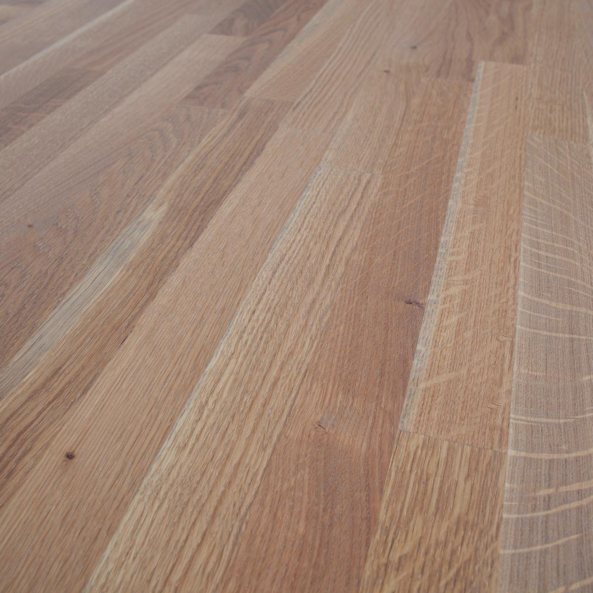 Tischplatte Tablo Grau/Eichefarben L: 220cm - Eichefarben/Grau, MODERN, Holz (220/90/2,4cm) - Livetastic