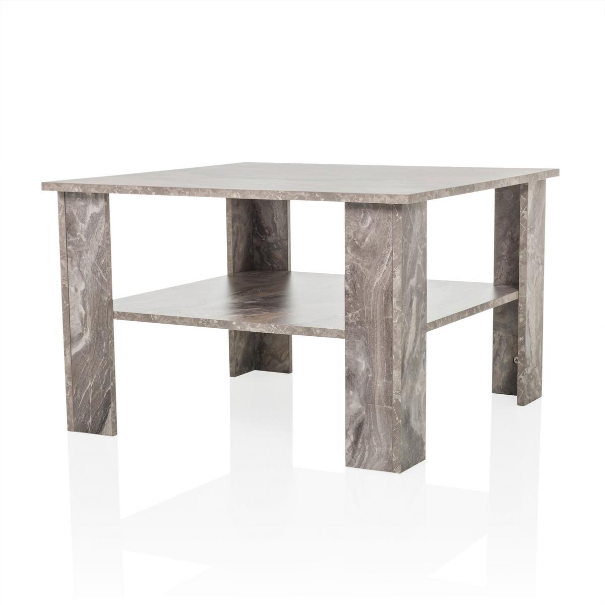 Couchtisch Bismo Grau B: 70 cm - Grau, MODERN, Holzwerkstoff (70/70/45cm) - MID.YOU