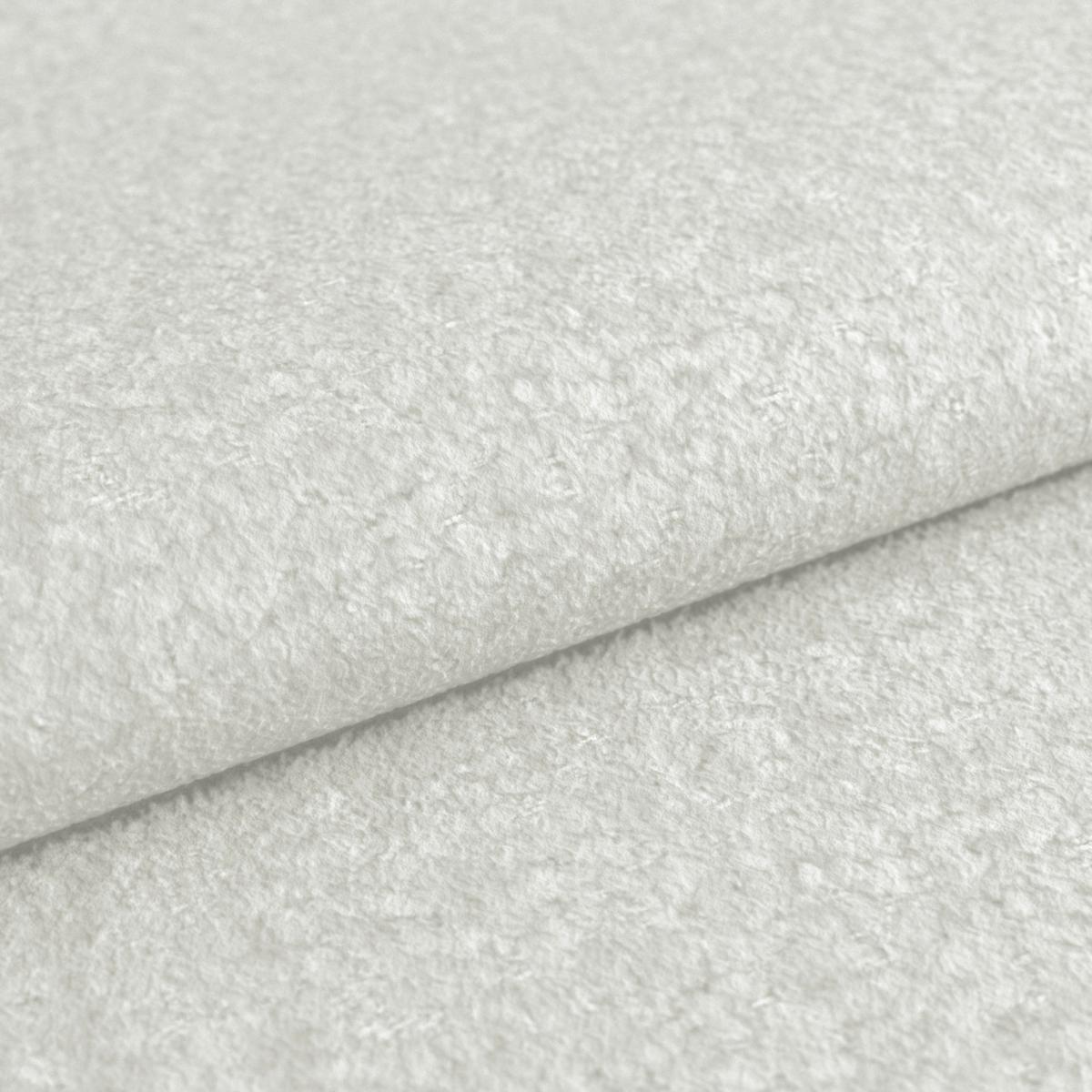 Polsterbett Alba Boucle Weiß, 180x200 Cm - Schwarz/Weiß, Trend, Textil (180/200cm)