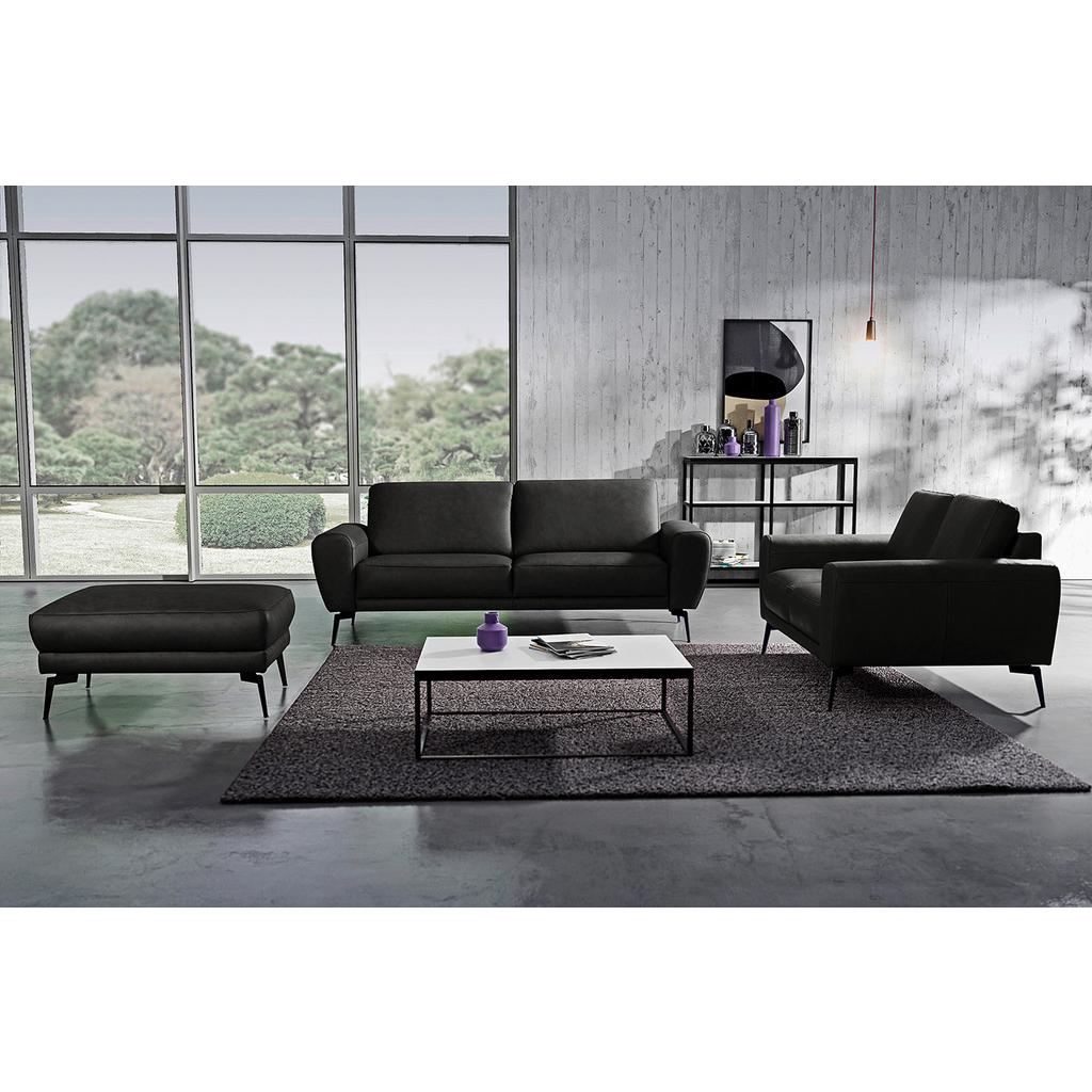 2-SITZER-SOFA Spring, Schwarz B: 177 cm