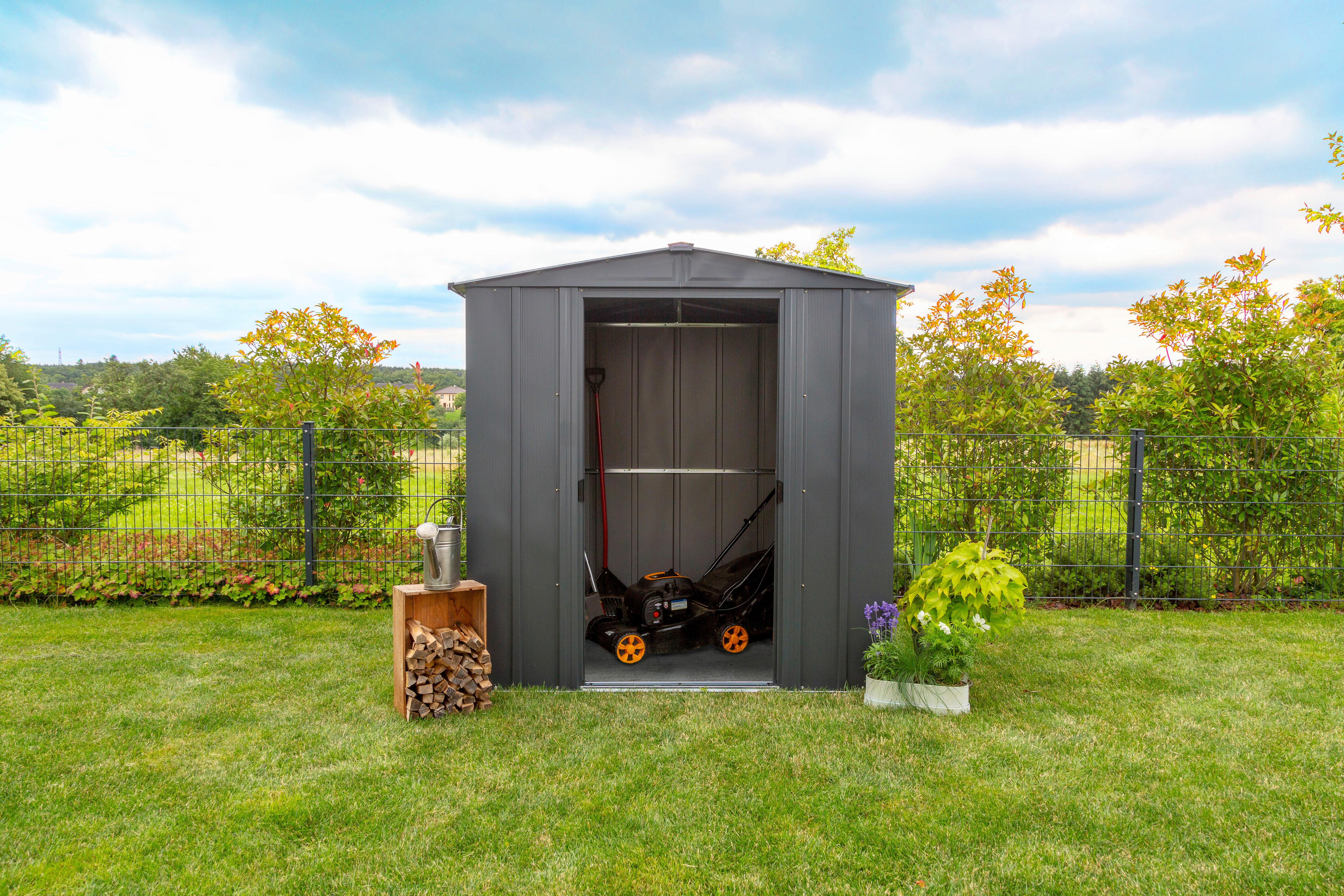 Gerätehaus mit Schiebetür 194x191x151 cm