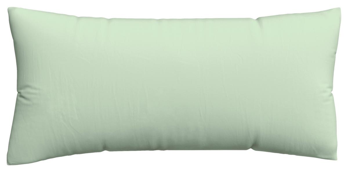 Kopfpolsterbezug Knitted Jersey - Hellgrün, Basics, Textil (40/80cm) - Schlafgut