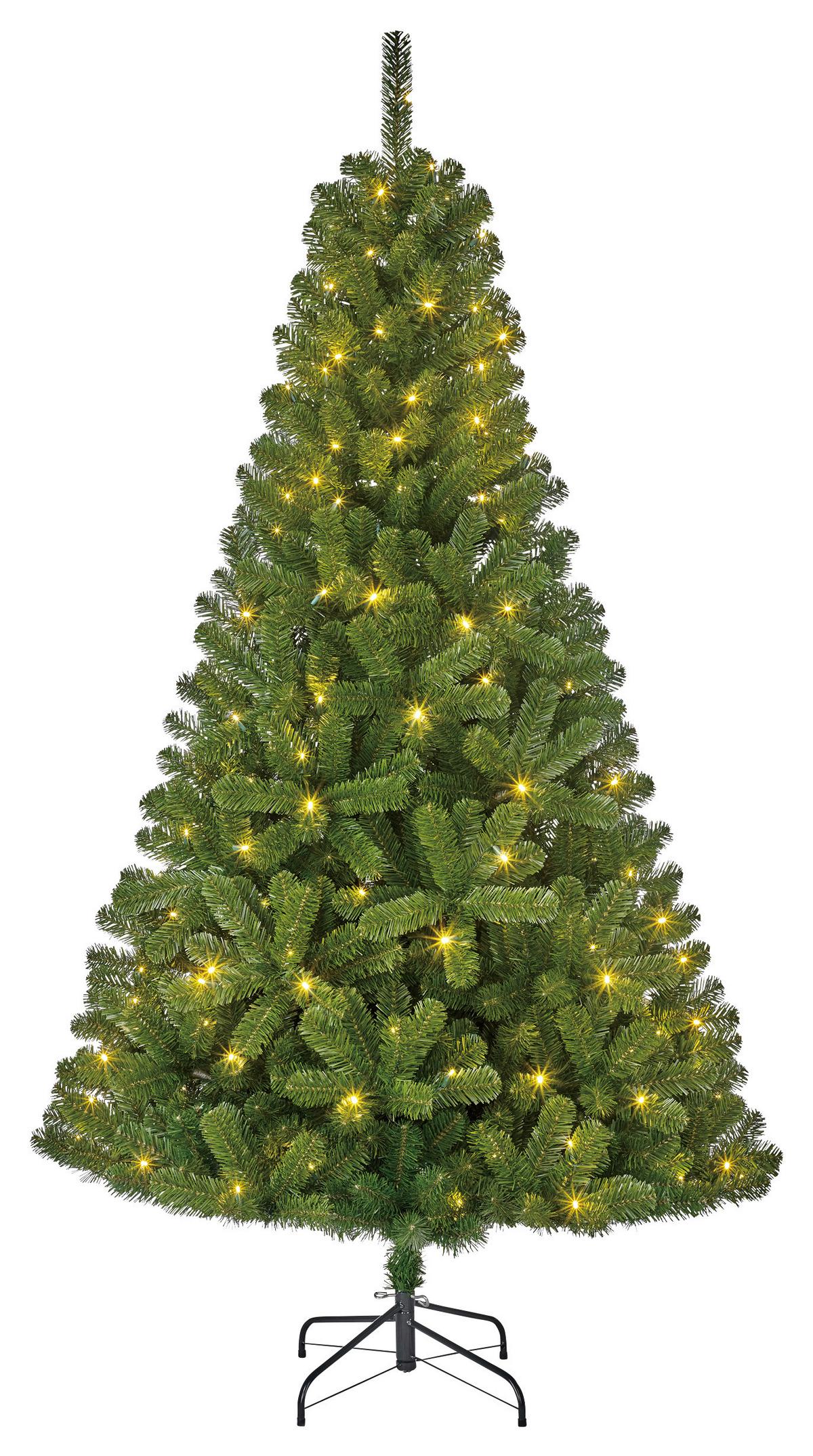 Vánoční stromeček Výška: 185 cm - zelená, kov/plast (115/185cm)