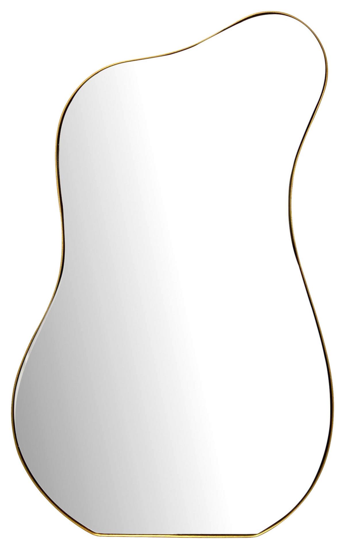 Wandspiegel Goldfarben B: 60 cm - Goldfarben, Design, Glas/Metall (60/100/2,5cm) - MID.YOU