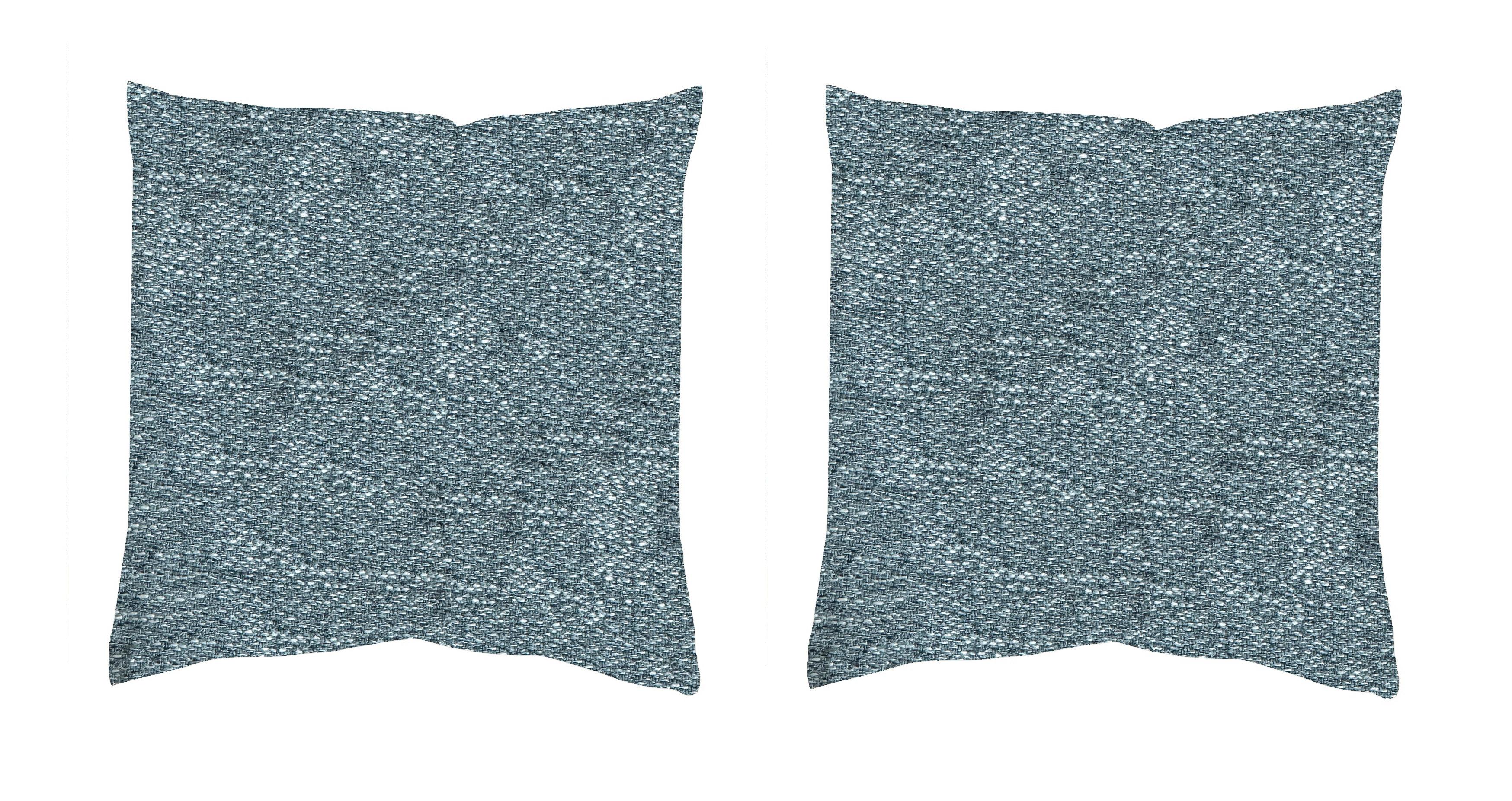 Kissenhüllen-set Fjella - Petrol, Basics, Textil (50/50cm)