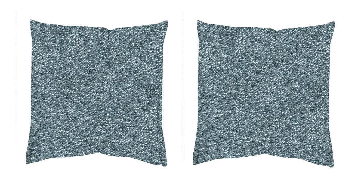 Kissenhüllen-set Fjella - Petrol, Basics, Textil (50/50cm)