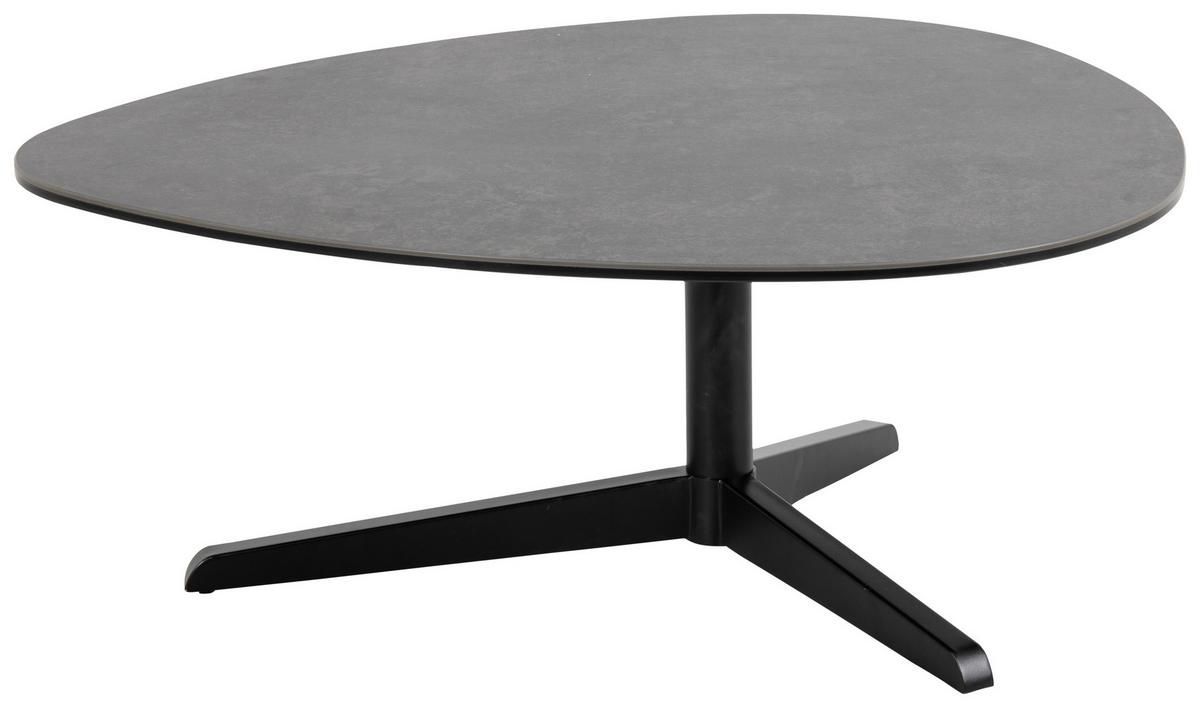 KONFERENČNÍ STOLEK BARNSLEY - černá, Design, kov/sklo (84/77/34cm) - MID.YOU