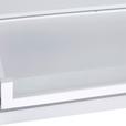 Schublade Unit Weiß Unit - Weiß, MODERN, Glas/Holzwerkstoff (83/12/45cm) - Ondega