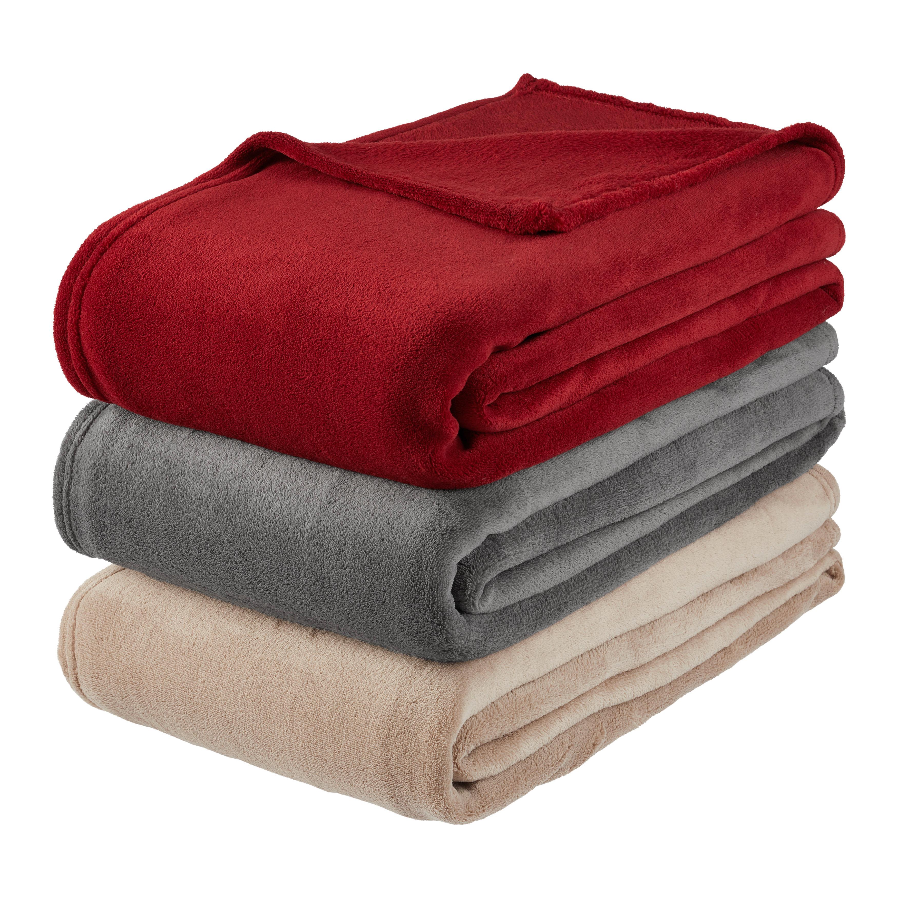 MĚKKÁ DEKA LUKAS XL - antracitová, textil (180/200cm) - Mömax
