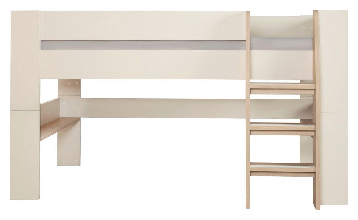 Umbaubett Flexi Grow Kurz Kashmir - Kaschmir, KONVENTIONELL, Holzwerkstoff (206,5/117/113,5cm) - Roba