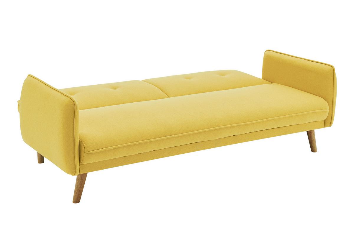 3-sitzer-sofa Gelb B: 188 Cm - Gelb/Naturfarben, MODERN, Textil (188/80/85cm) - Livetastic
